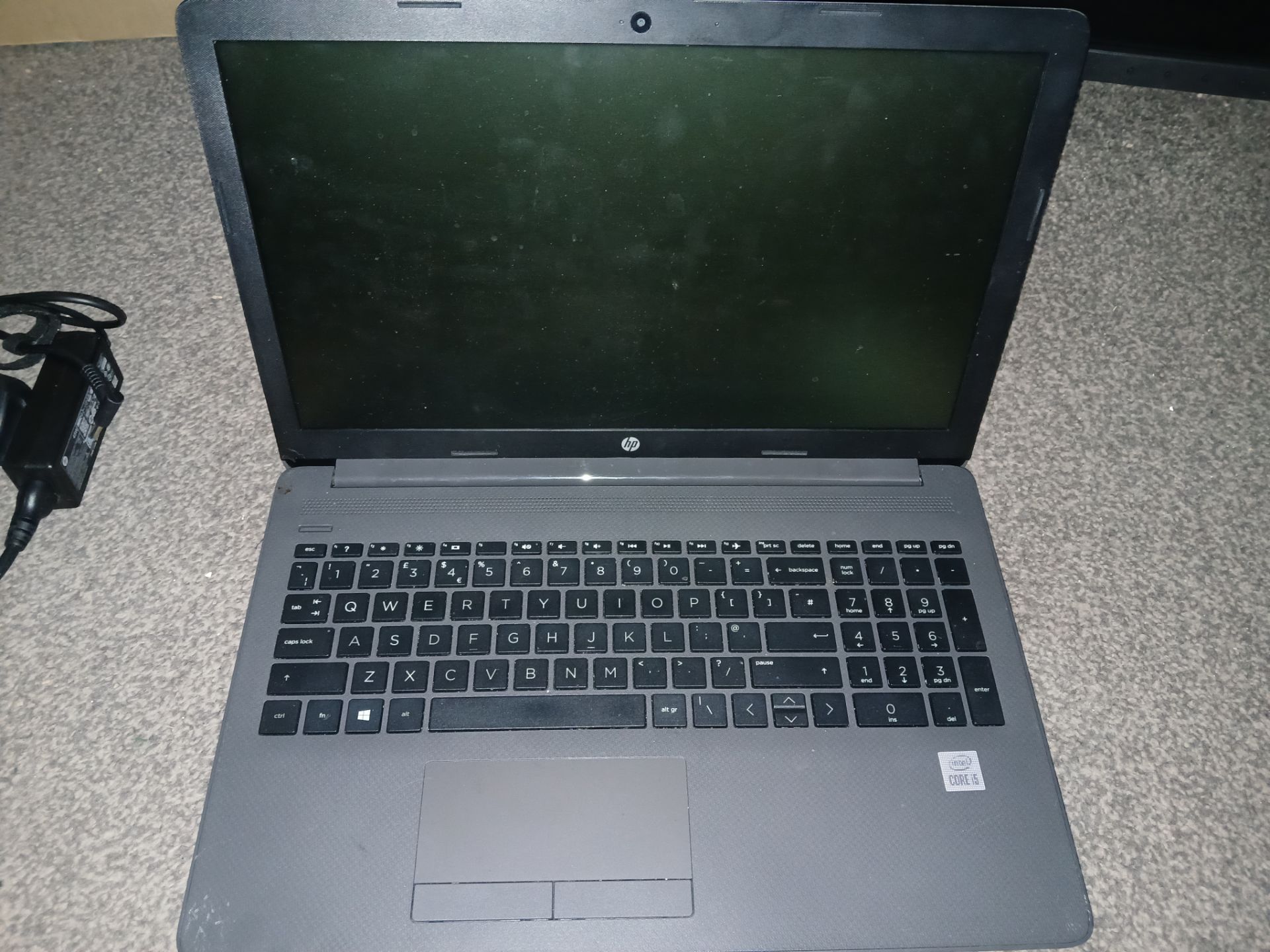 HP 250 G7 Laptop with Charger (Please refer to the pictures for specs), and Dell P2717 Monitor (No - Image 3 of 7