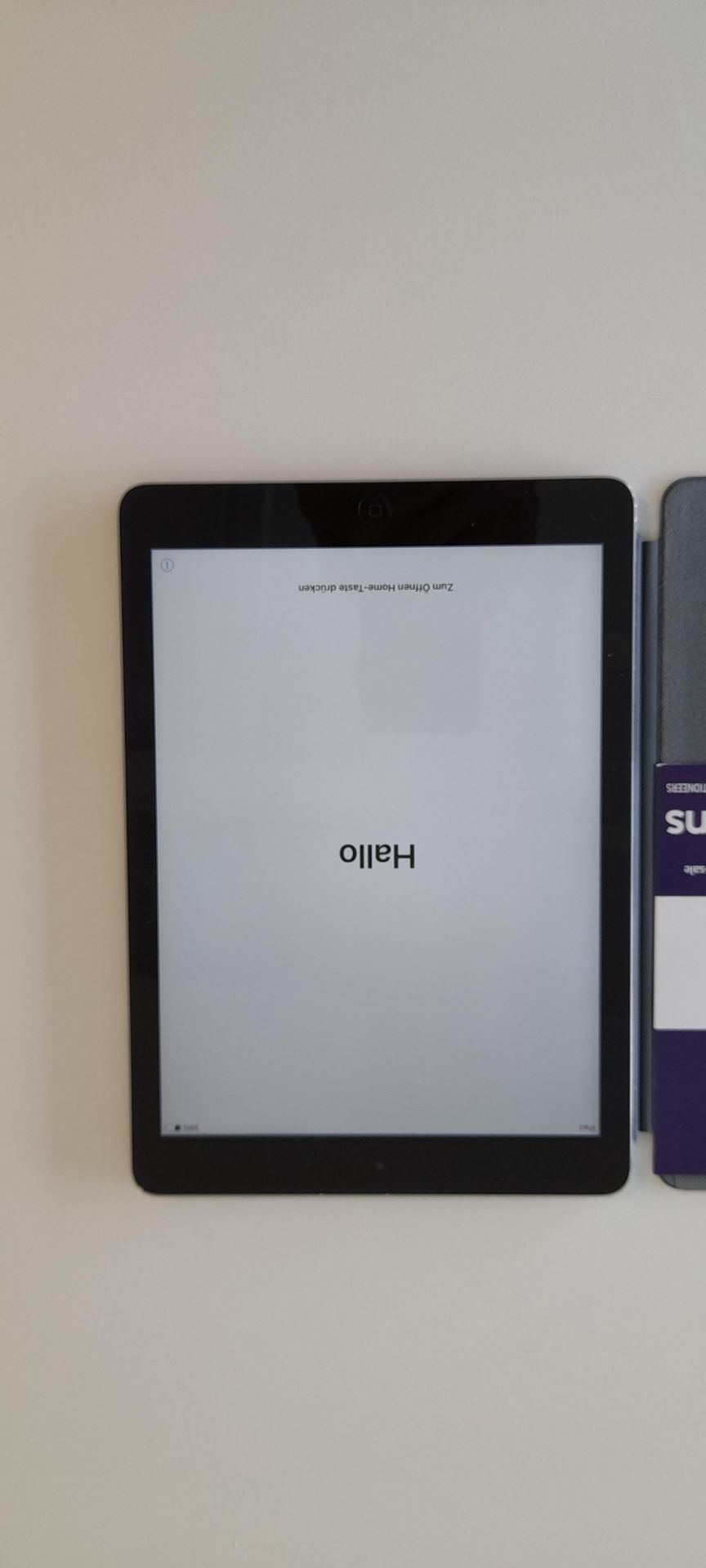 Apple iPad Air Wi-Fi, Model A1474, Space Grey. S/N DMPQL561FK129. Collection from Canary Wharf, - Image 2 of 6
