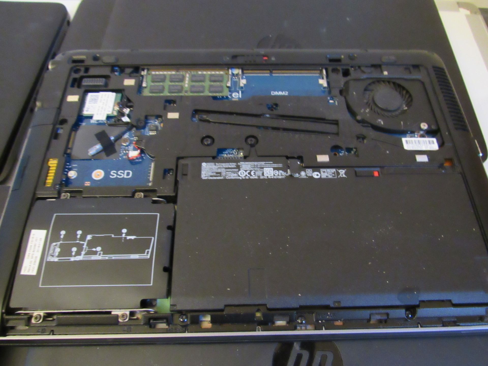 8 HP EliteBook 840 Laptops, 2 HP EliteBook Folio 9470m Laptops, Toshiba Satellite Pro R40-C-14L - Image 4 of 12