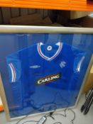 Signed Glasgow Rangers Shirt with Carling sponsor (located in Leeds)