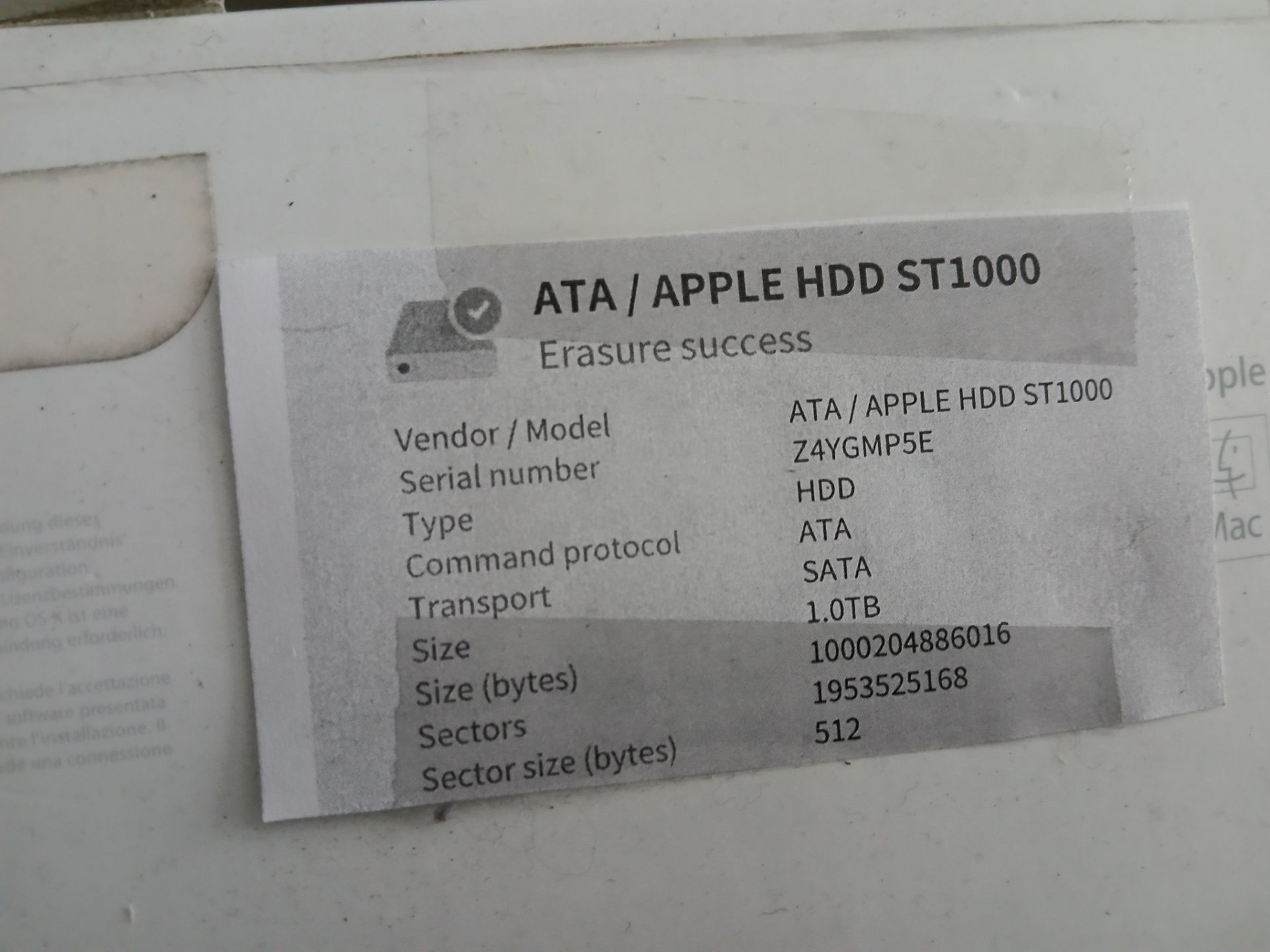 Apple iMac (Retina 5K, 27”, 2019), Serial Number DGK2HE9JV3Y (iMac only, no mouse, keyboard, or - Image 7 of 14
