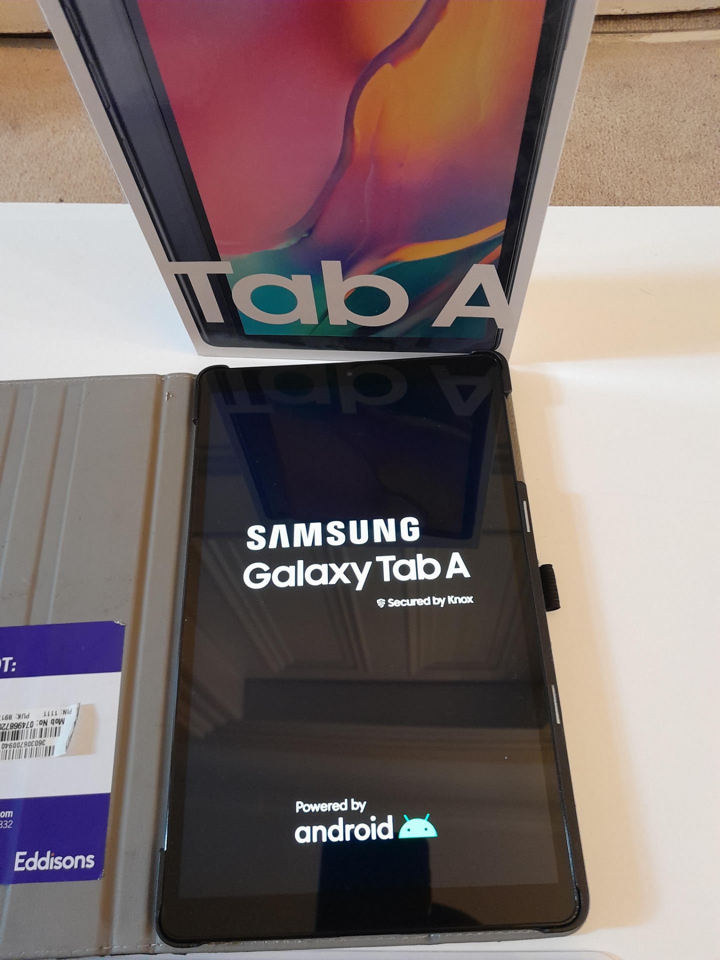Samsung Galaxy Tab A, 32GB LTE, 64bit Octa Core Processor, 10.1in Screen, with case and box, ( - Image 3 of 5