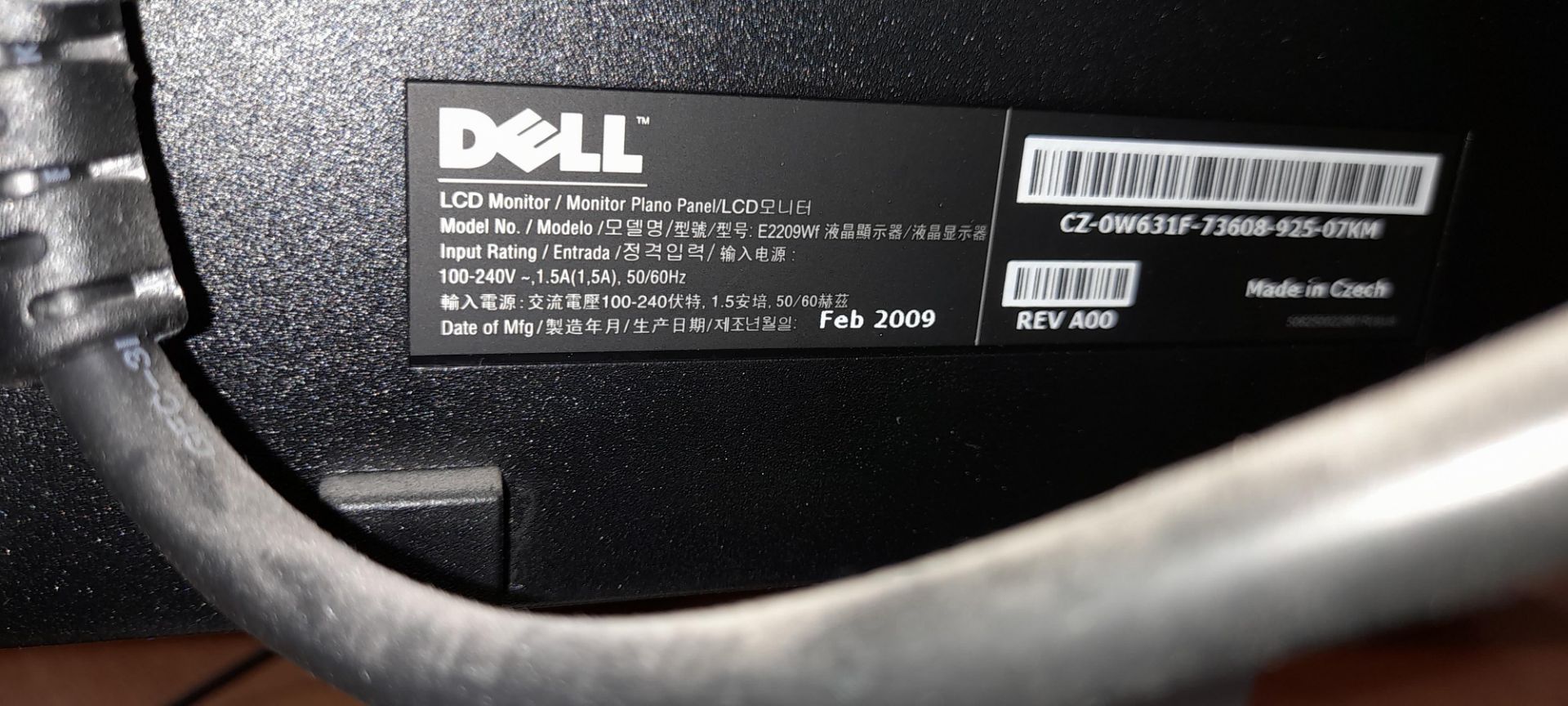 3x Dell monitors - Image 2 of 6