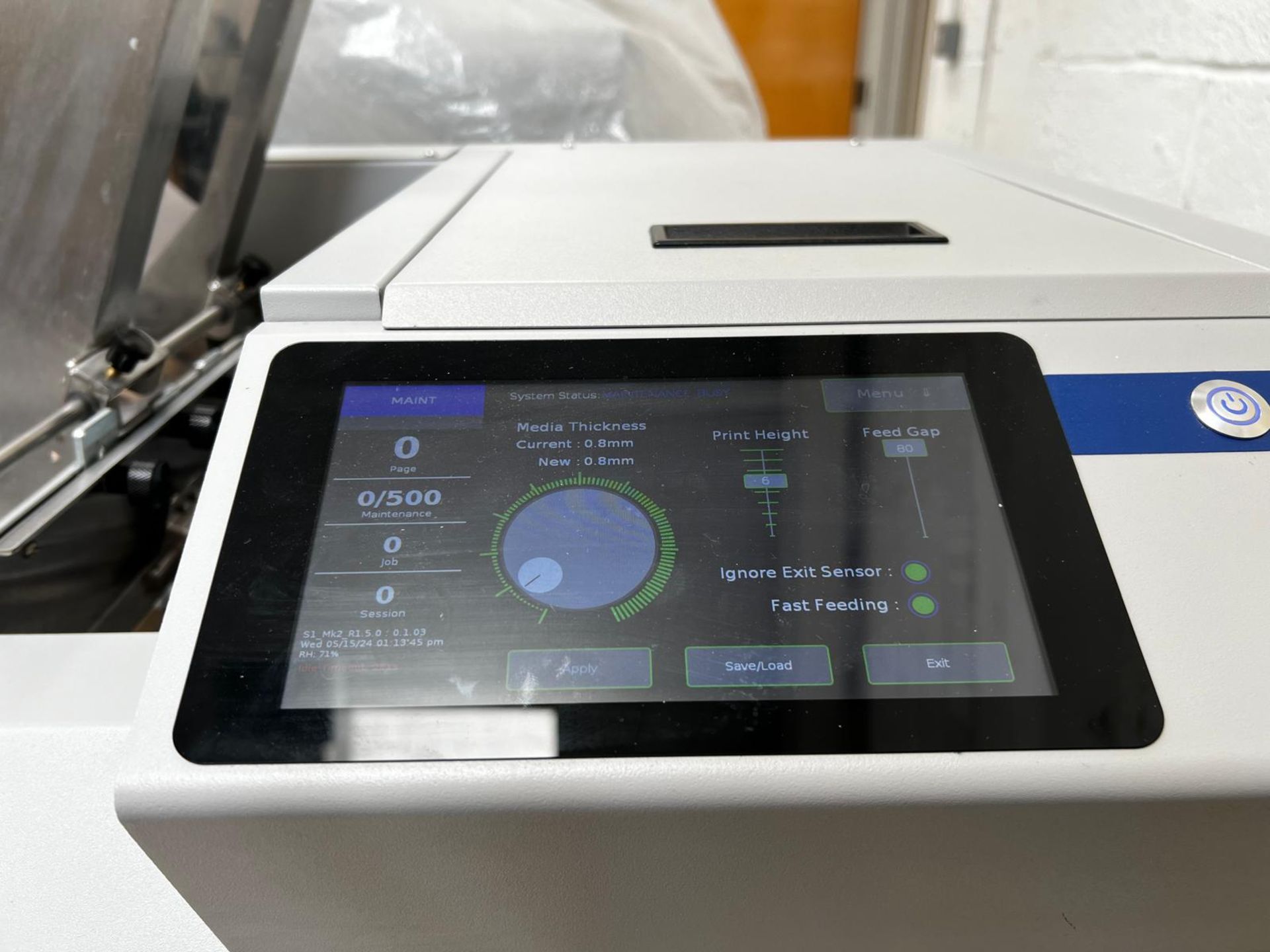 Astro Machine Corp Astrojet S1 inkjet colour printer with “Memjet waterfall” technology and 7” - Image 7 of 7