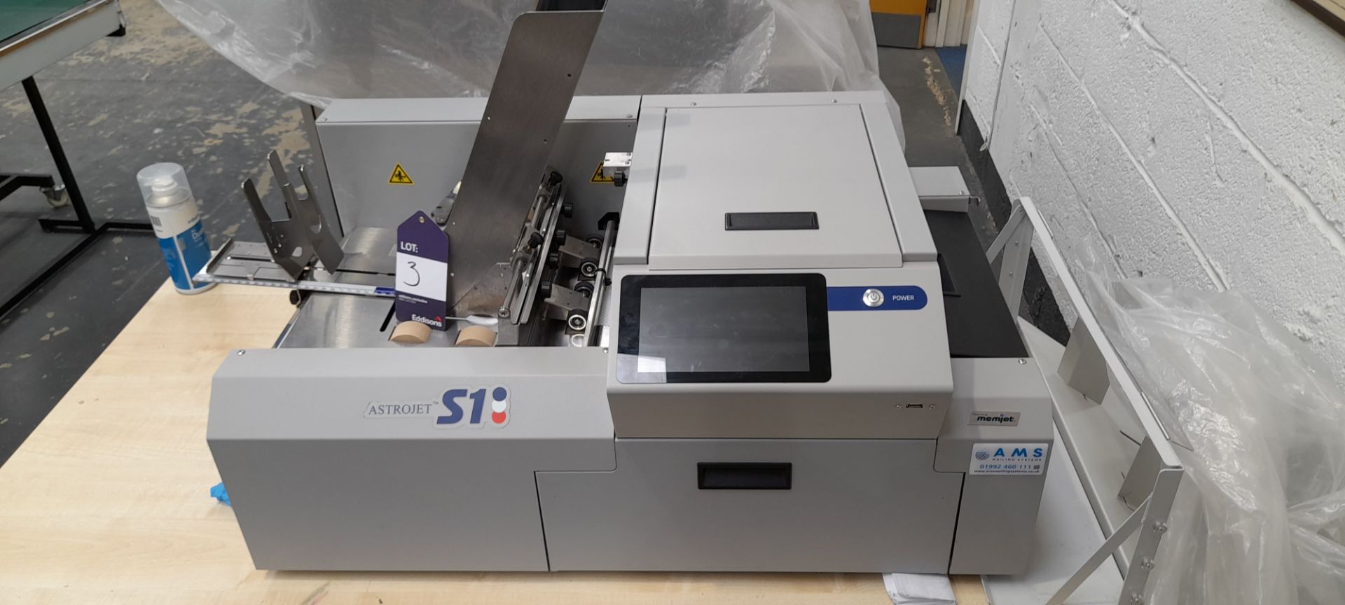 Astro Machine Corp Astrojet S1 inkjet colour printer with “Memjet waterfall” technology and 7” - Image 5 of 7