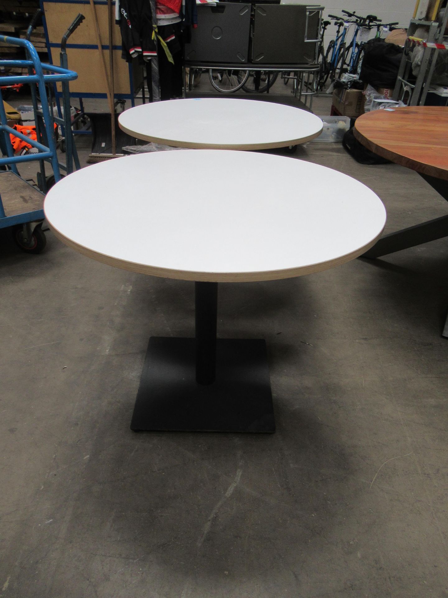 2x Round Top Tables - Image 3 of 4