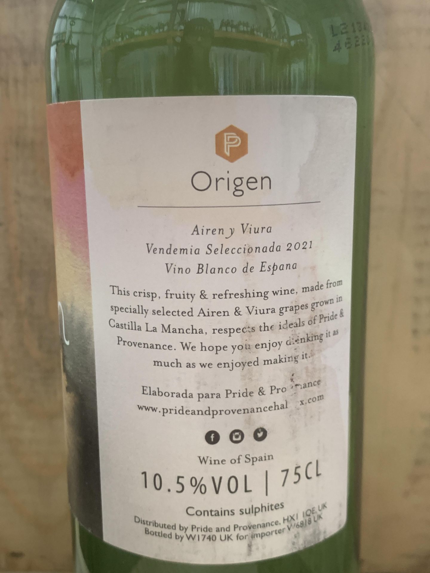 Box of 7x Origen Spanish White Wine - Bild 4 aus 4