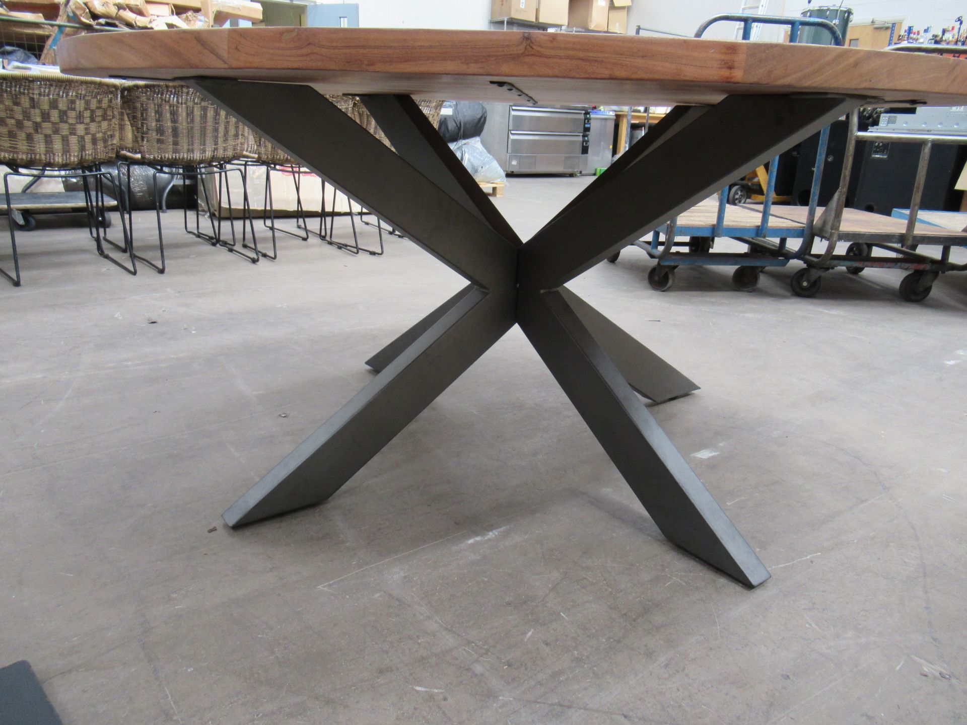 Large Round Top Table - Image 2 of 2