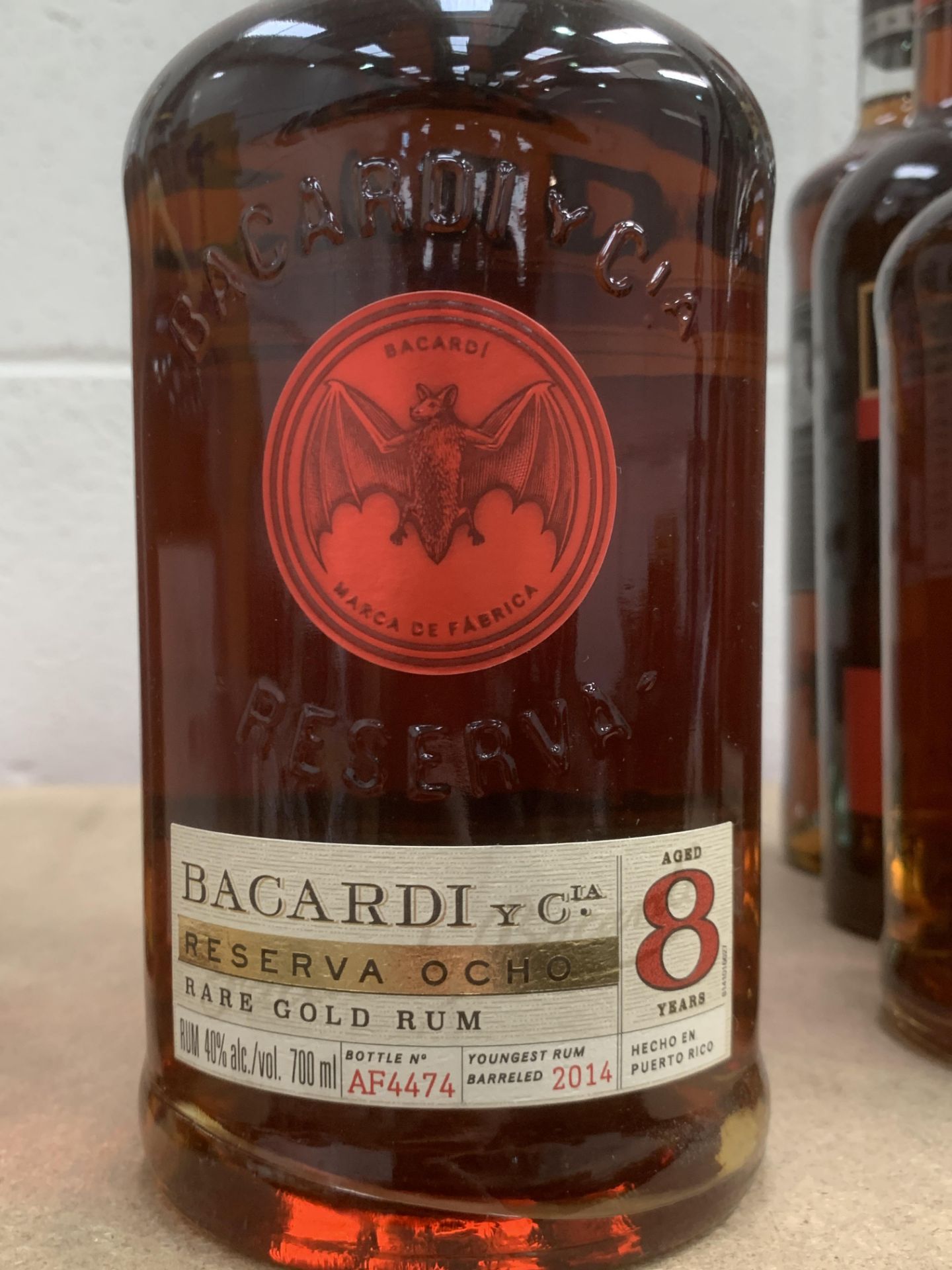 5 x bottles of Bacardi Rum - Image 2 of 4