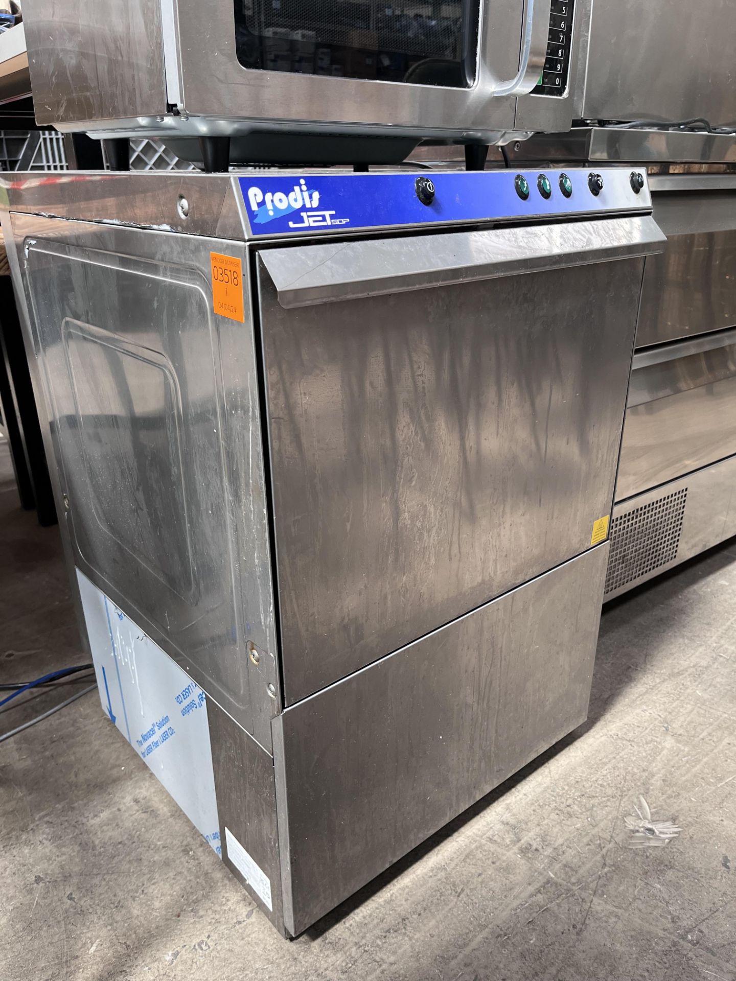 Prodis Jet50P stainless steel under counter glass washer - Image 2 of 4