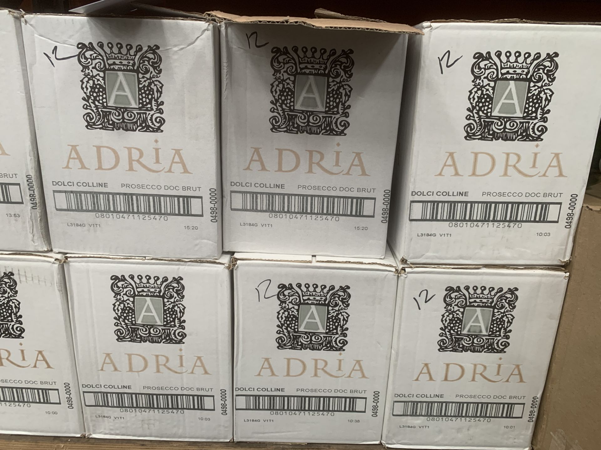 6x Boxes of 12x Adria Prosecco (200ml)