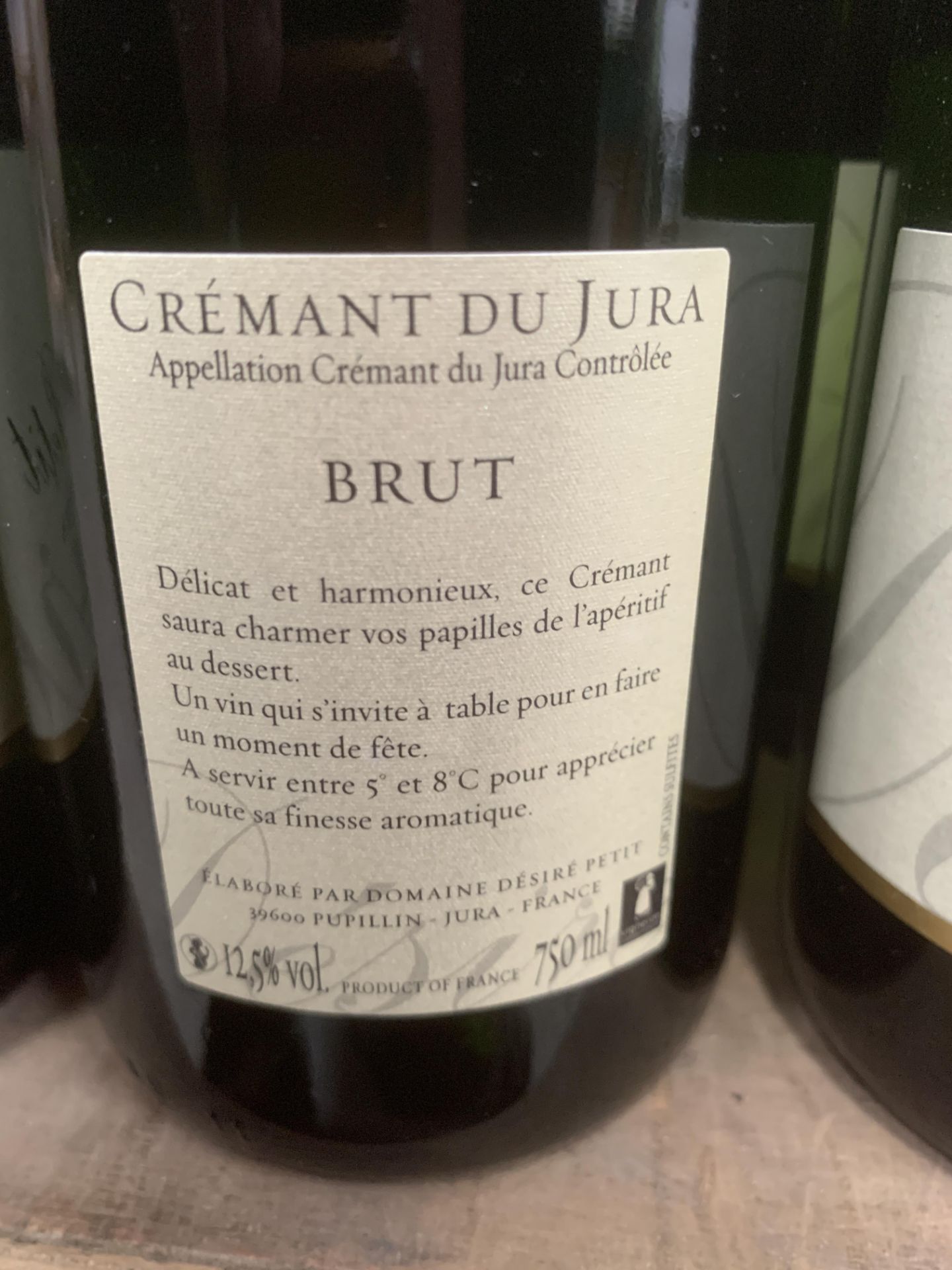 9x Bottles of Desire Petit Cremant De Jura - Image 3 of 3