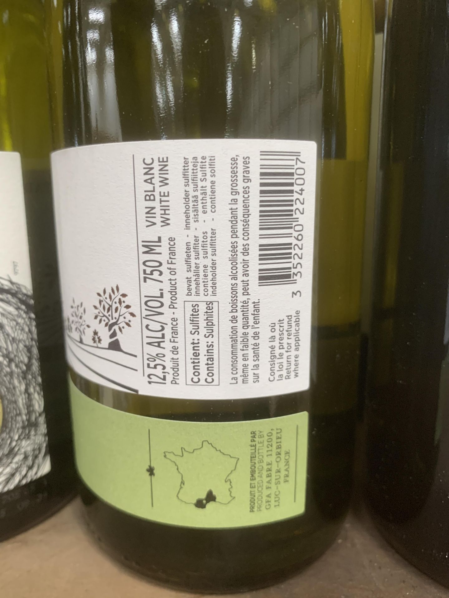 8x Bottles of French White Wine - Bild 5 aus 8