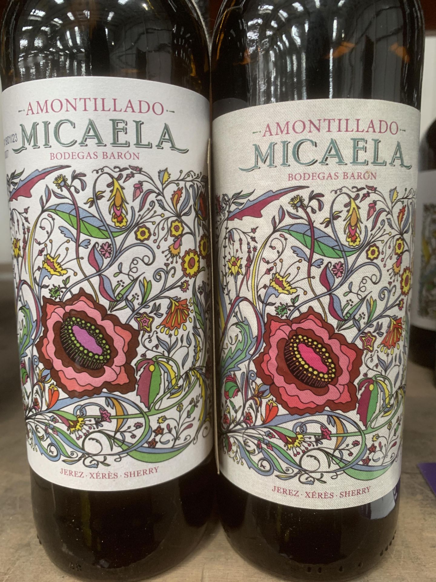 6x Bottles of Micaela'Amontillado' Sherry - Image 2 of 3