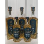5x Bottles of A.B Gold Golden Rum 40%; 2x 20cl, 3x 70cl