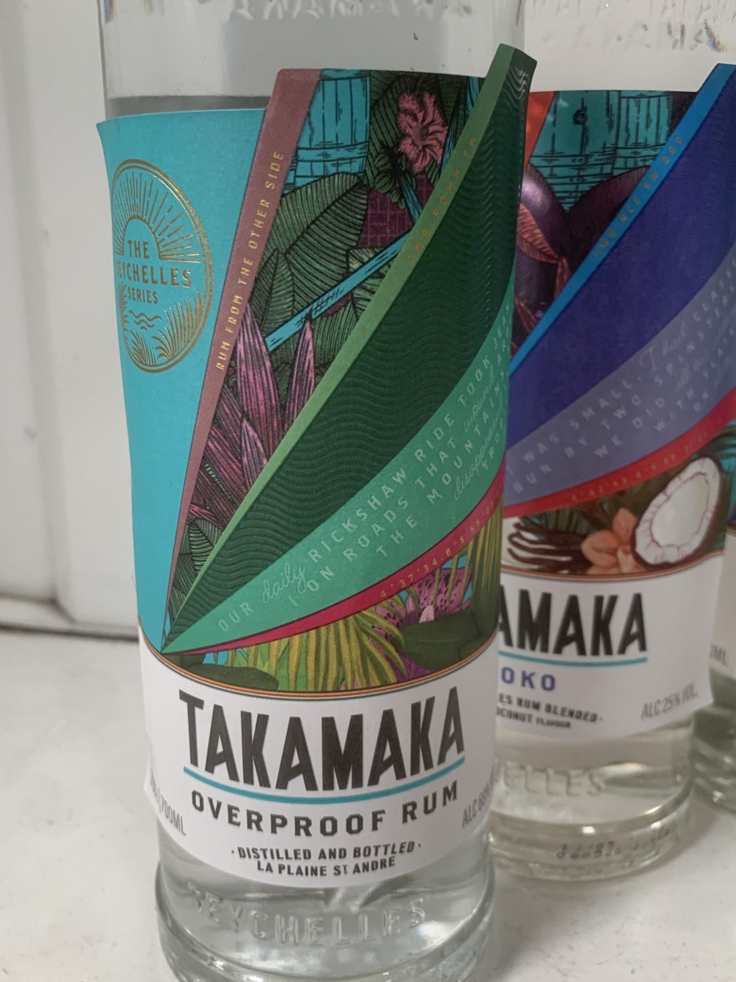 5x Bottles of Takamaka Rum; 1x Ovenproof 69%, 70cl, 1x Rum Zenn 40%, 70cl and 3x Koko 25%, 70cl - Image 3 of 7