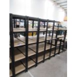 7x Five-Tier Lightweight Boltless Racking