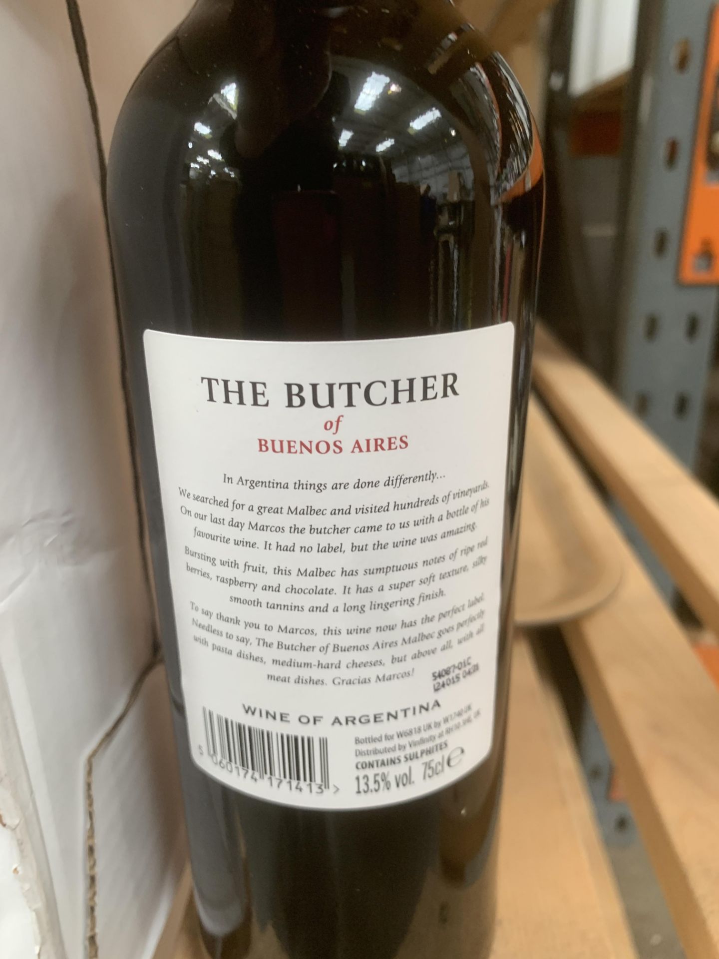 6x Bottles of The Butcher of Buenos Aires 2022 Malbec - Image 3 of 3