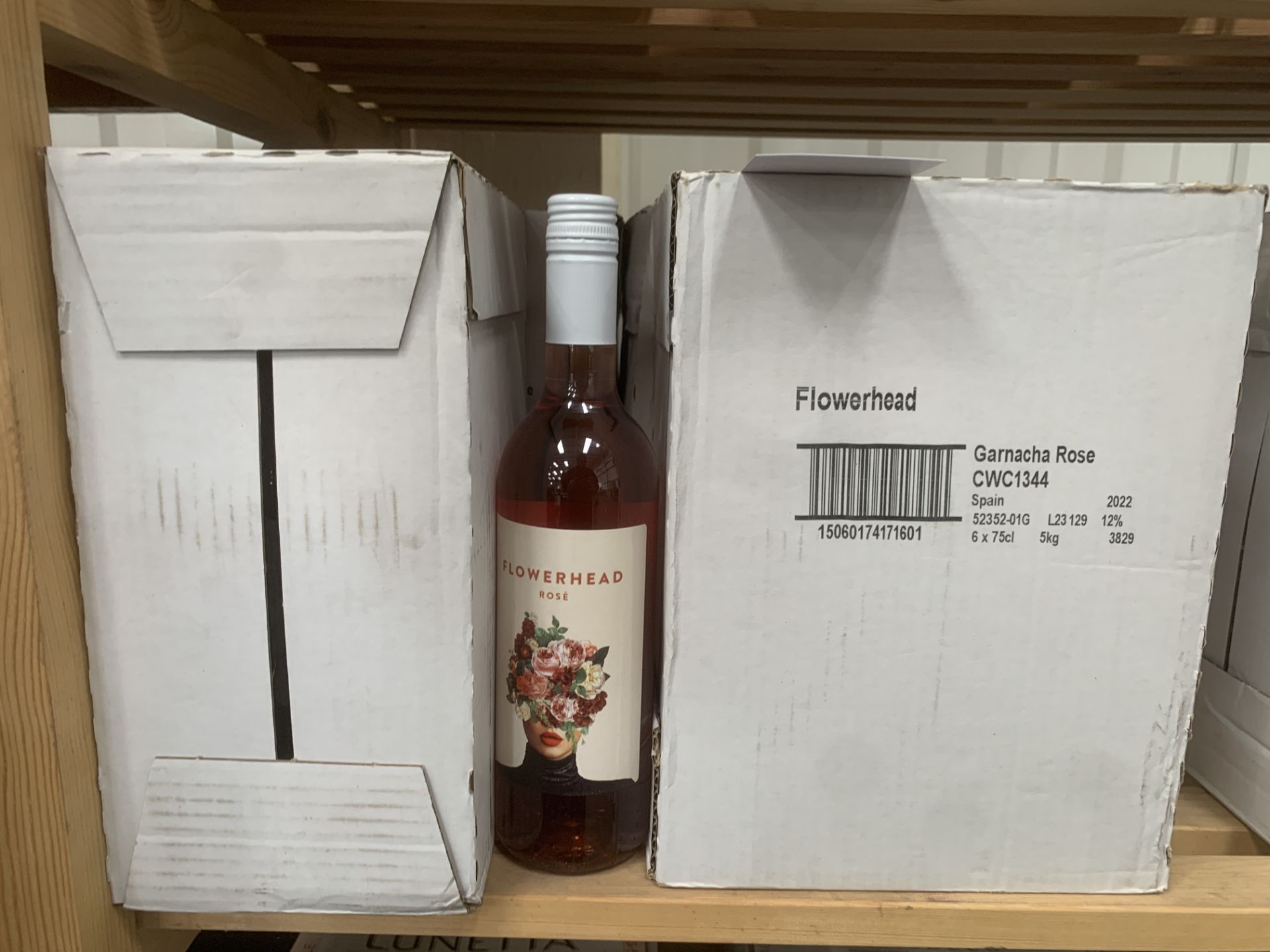 36x Bottles of Flower Head 'Garnacha Rose' 2022 - 12%, 75cl