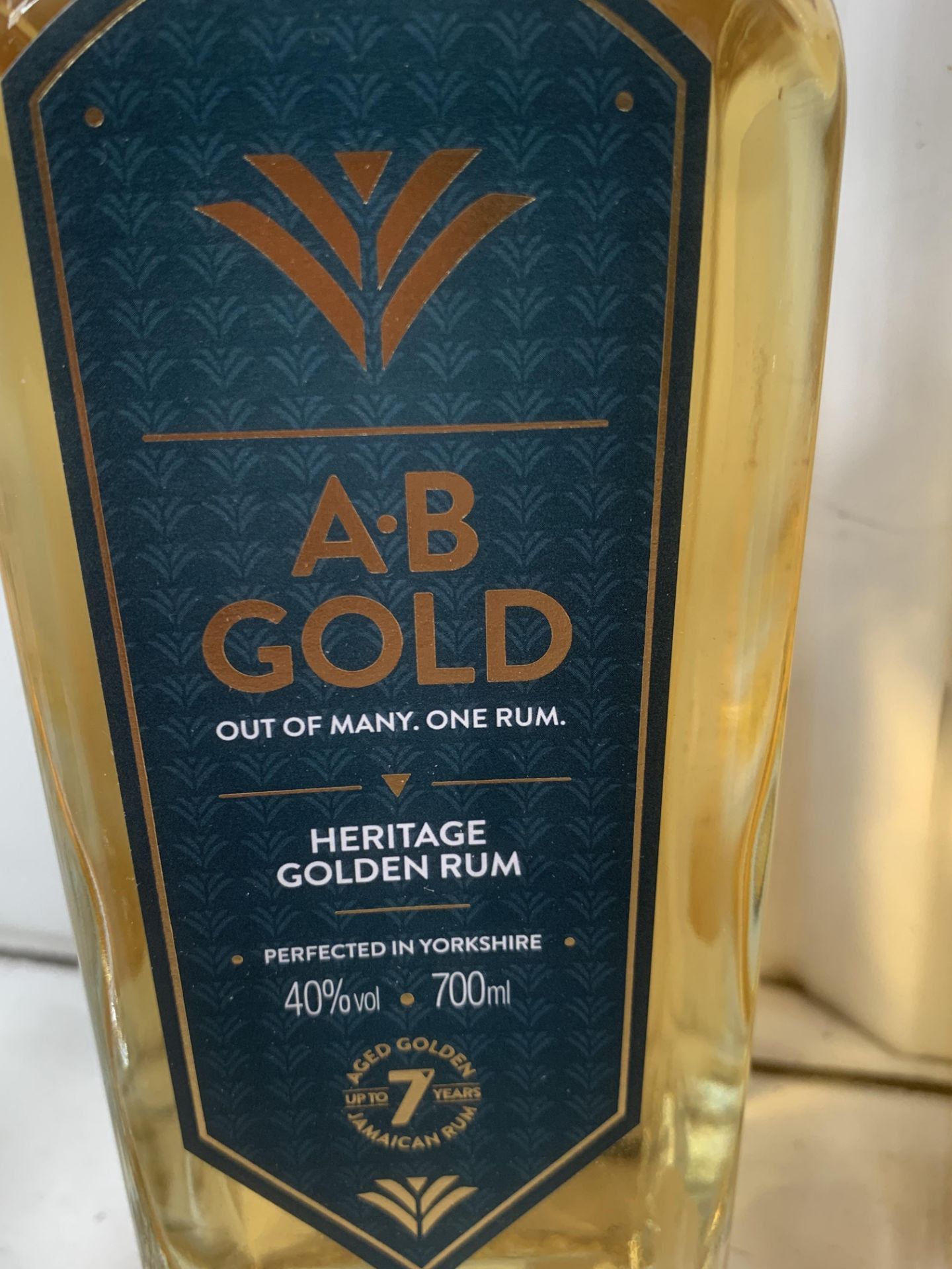 5x Bottles of A.B Gold Golden Rum 40%; 2x 20cl, 3x 70cl - Image 3 of 5