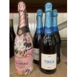 8x Bottles of Cava - 5x Toca, 3x Vilarnau