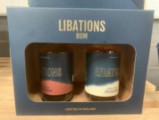 7x Libations Rum Gift Sets to include 1x Golden Rum and 1x Spiced Rum per set