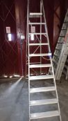 Youngman 10-tread platform ladder – Located in Unit 3