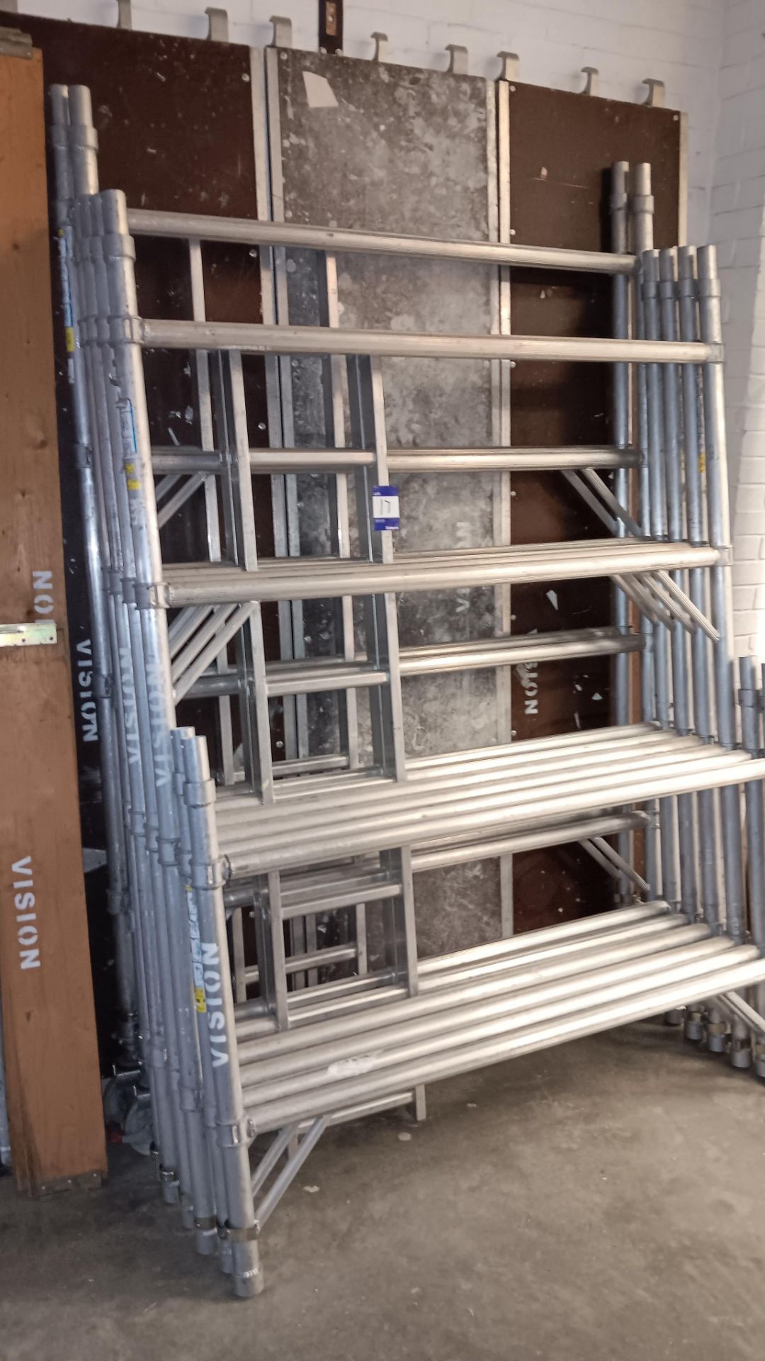 Aluminium scaffold tower with three platforms – Located in Unit 3 - Image 2 of 3