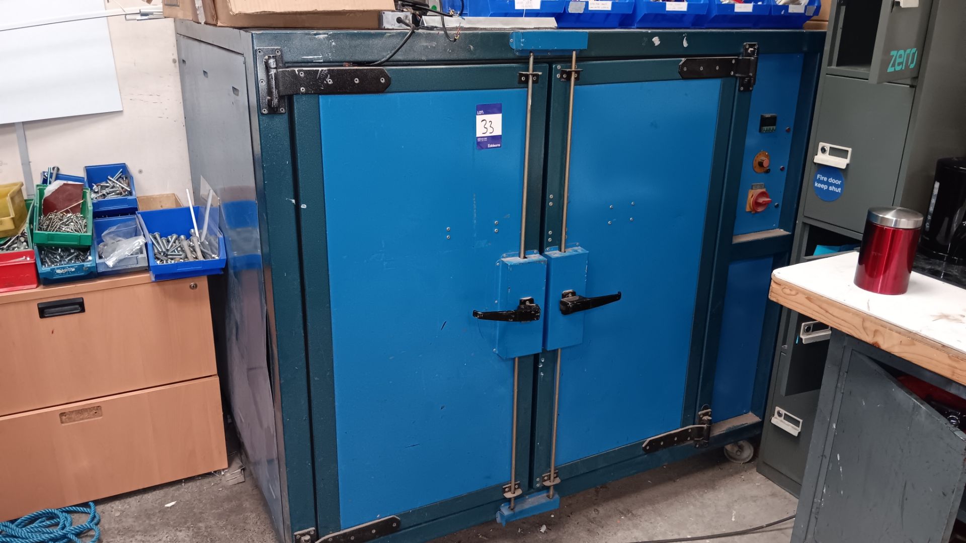 Unbadged VLCO/SPEC65 oven for acrylic and plastic sheet forming, 415v, serial number 972208 –