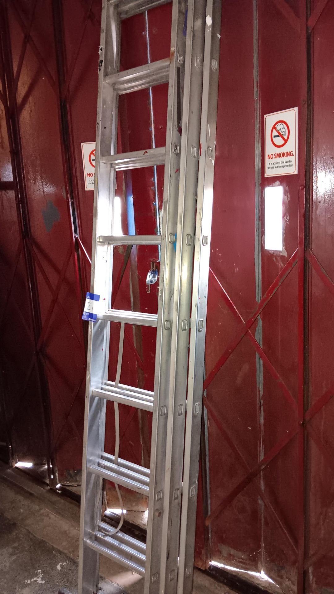 Triple section extension ladder, approx 7m – Located in Unit 3 - Bild 2 aus 2