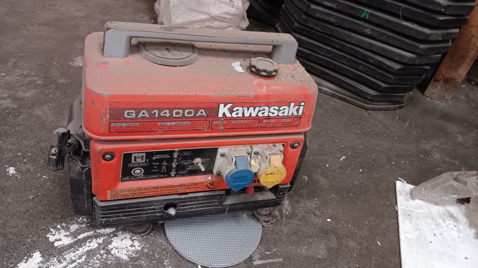 Kawasaki GA1400A petrol generator – Located in Unit 3 - Image 2 of 4