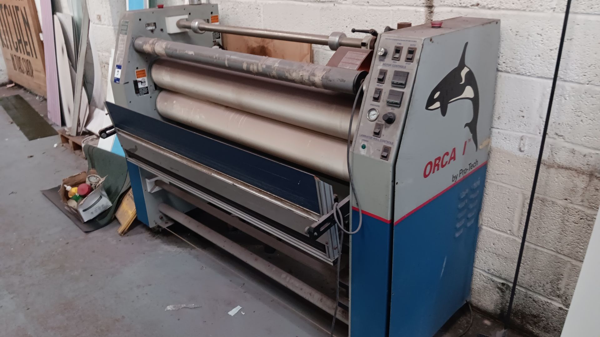 Pro-Tech Engineering ORCA I Industrial large format hot and cold laminator, 240v, serial number - Image 2 of 5