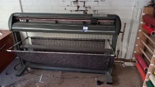 GCC Jaguar JG132S cutting plotter with stand, serial number JA13200062 – Located on 1st Floor in
