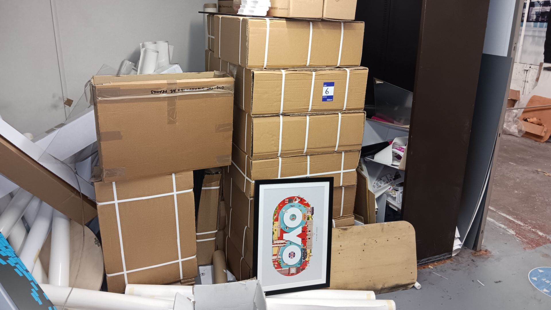 16 x boxes on A2 photo frames – Located in Unit 1