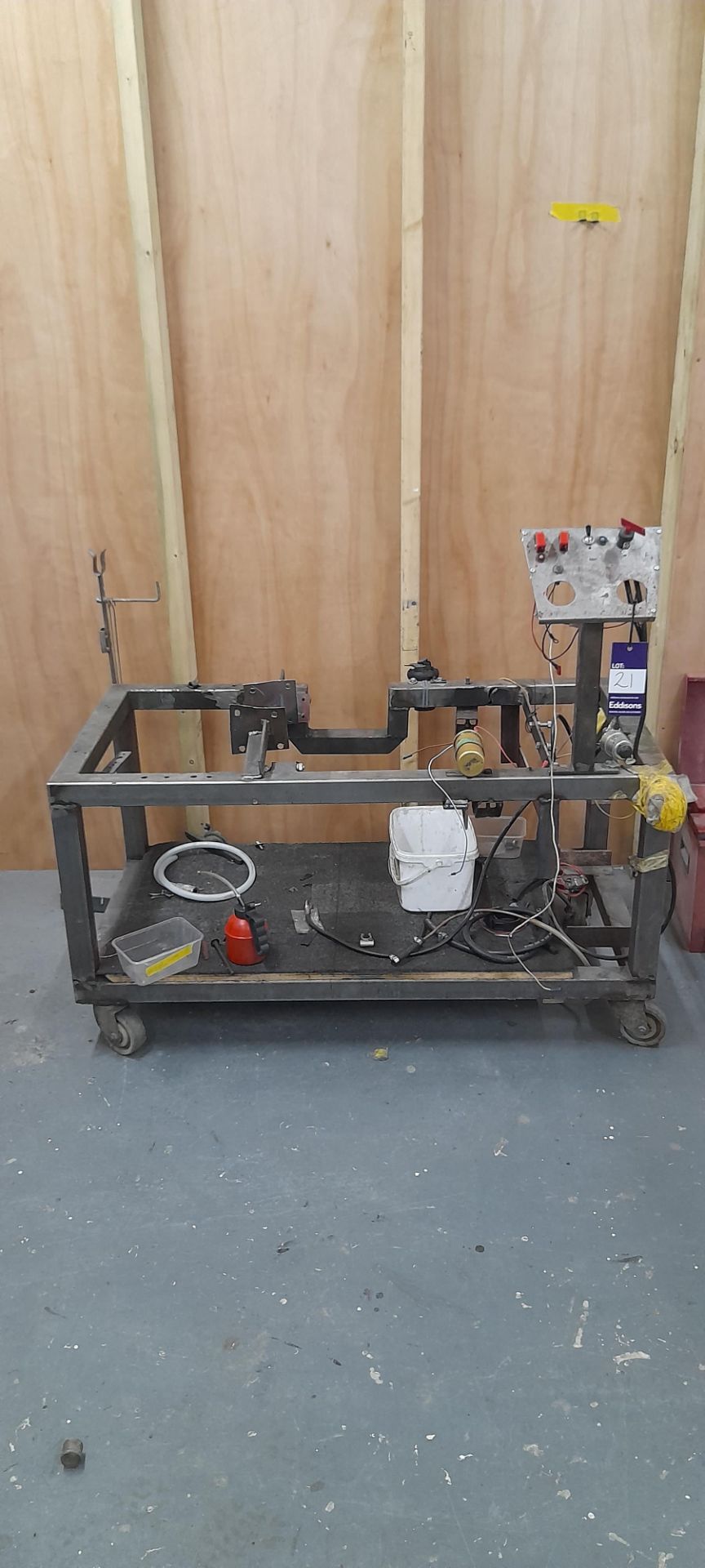 Fabricated Engine Test Bed