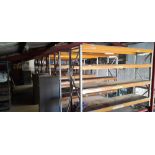 8 Bays of Medium Duty Boltless Shelf Racking