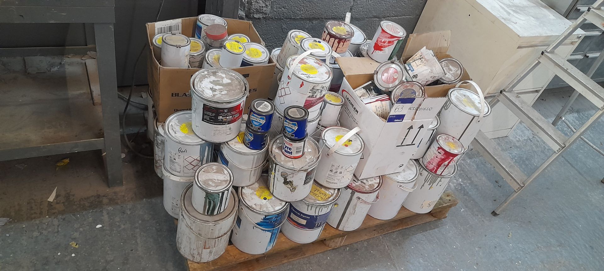 Qty of Part Used Cans of Paint