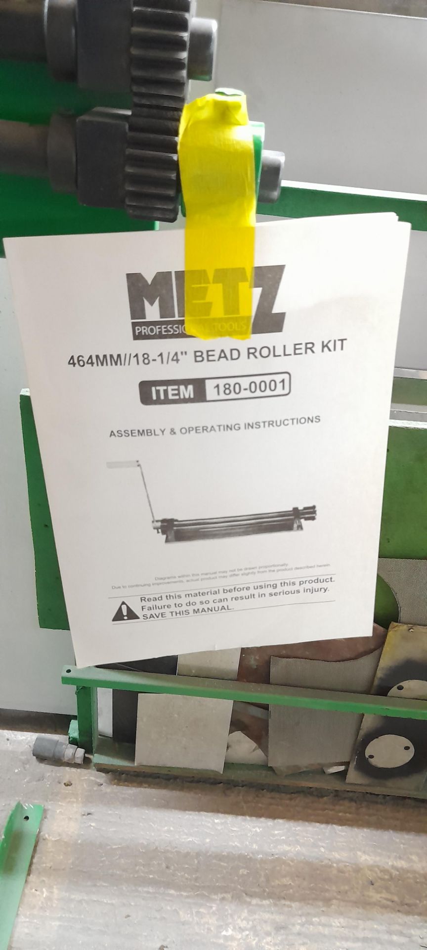 Metz 464mm 18-¼" Br? Roller Kit - Bild 2 aus 2