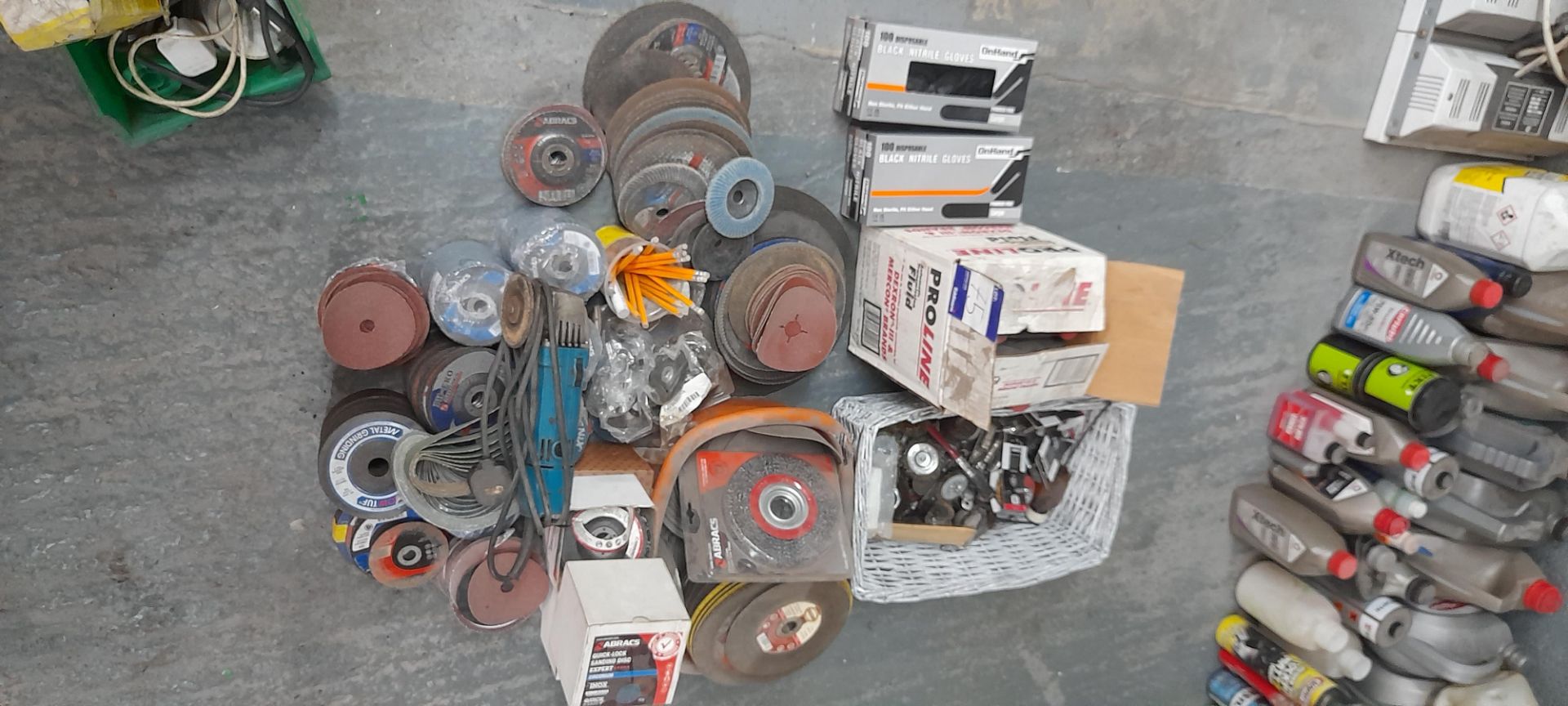 Qty of Various Grinding Discs, Wire Wheels etc.