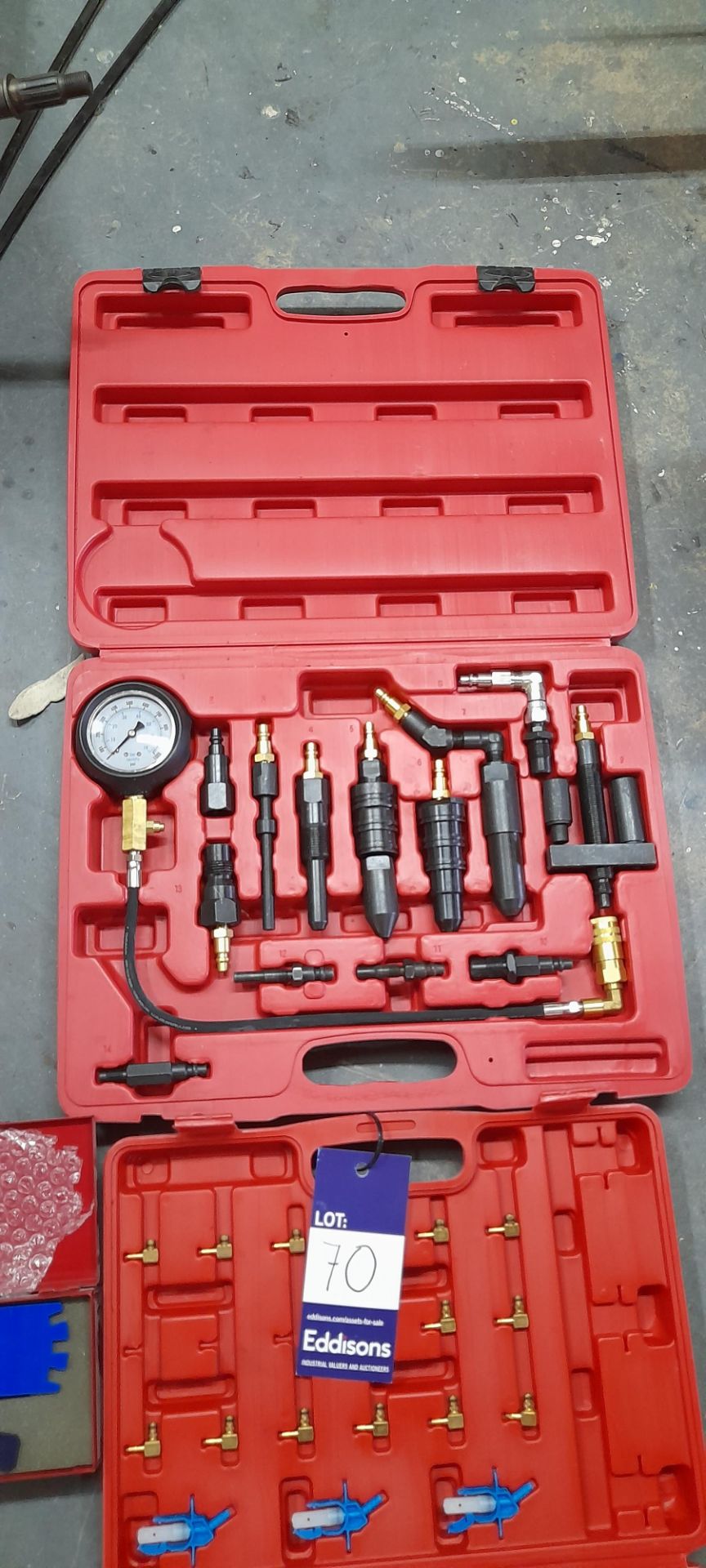 Diesel Compression Tester, Flow Tester, Pressure Test Kit & Belt Tensioner - Bild 4 aus 4