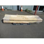 Bundle of air dried Oak planks