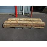 Bundle of air dried Oak planks