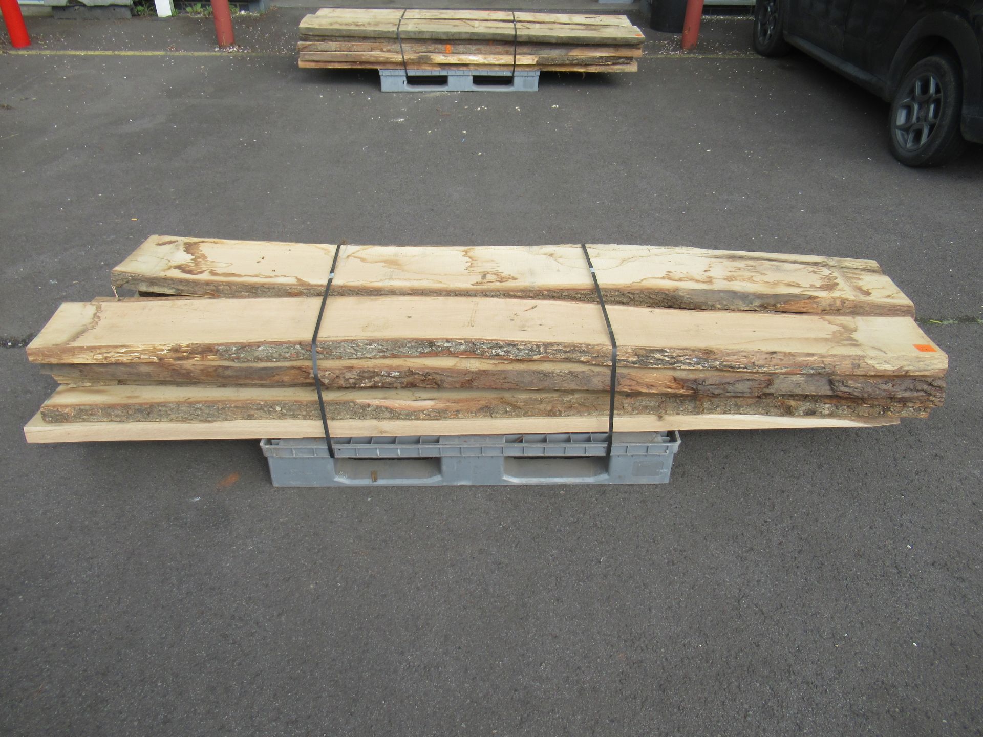 Bundle of air dried Oak planks