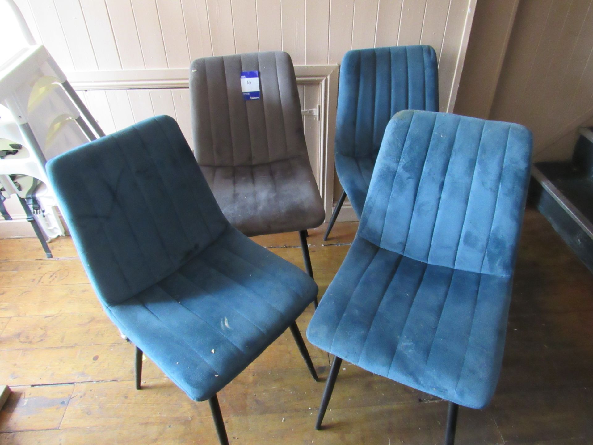 4 x Upholstered chairs - Image 2 of 2