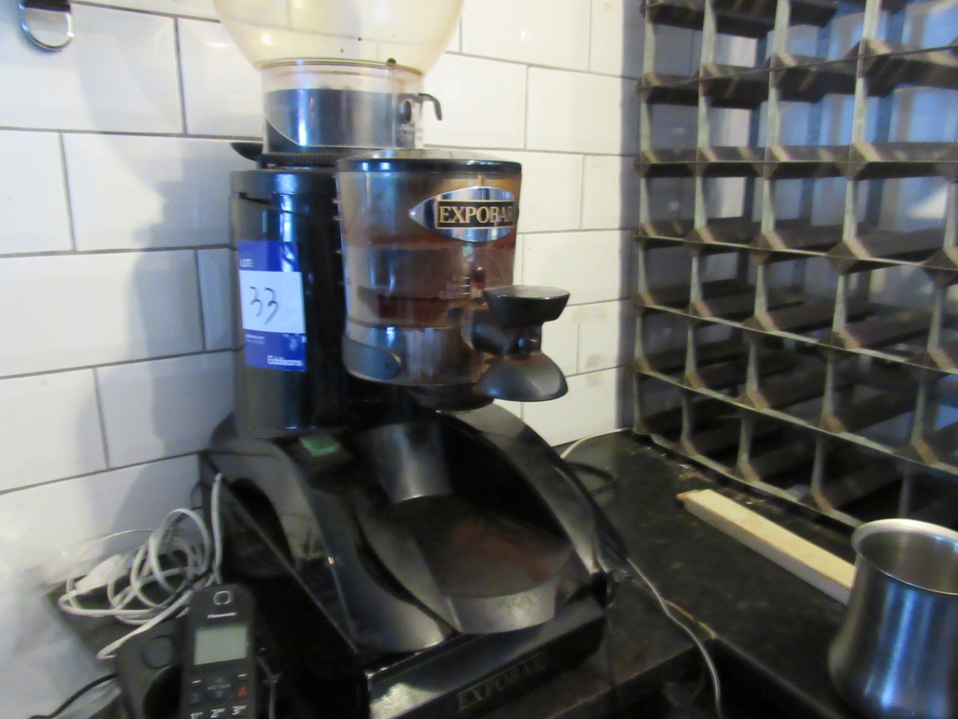 Exobar single head espresso maker and Exobar coffee grinder - Image 3 of 3