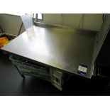 Stainless steel tray stand