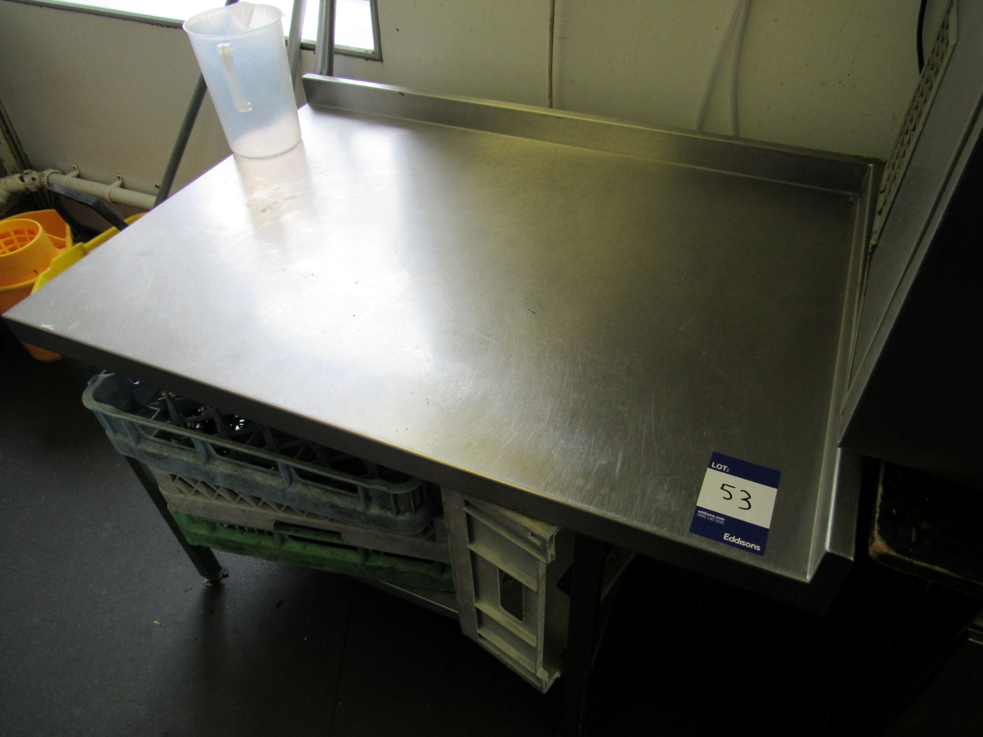 Stainless steel tray stand