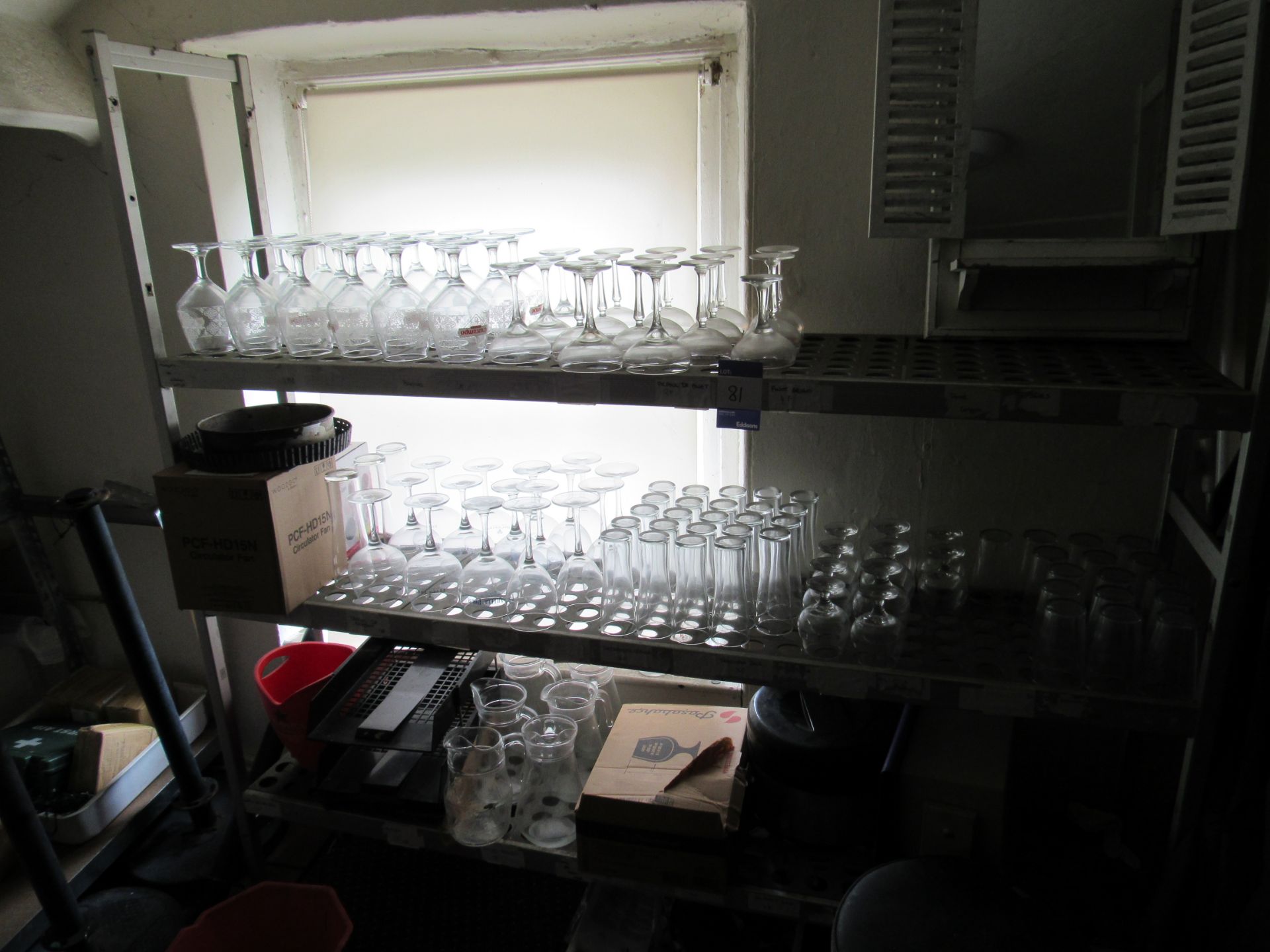 Large quantity of assorted glassware to room - Image 2 of 2