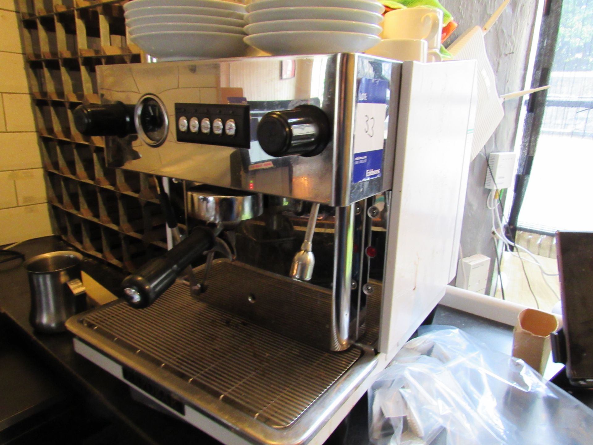 Exobar single head espresso maker and Exobar coffee grinder - Image 2 of 3