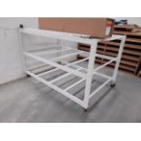 Mobile three tier steel framed trolley